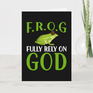 完全に神に頼るF. R. O. G. G - Frog カード
