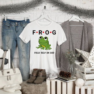 完全に神のカエルのハート Tシャツ