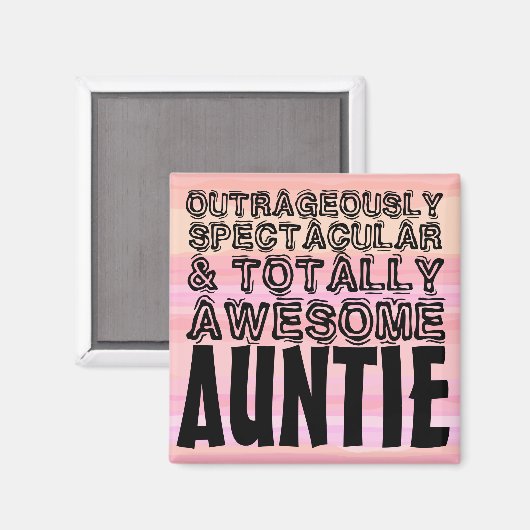 完全に素晴らしおばさん マグネット (正面/裏面)