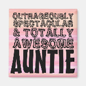 完全に素晴らしおばさん マグネット (正面)