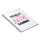 完全に素晴らしガンマピンクギフト ノートブック (右側)