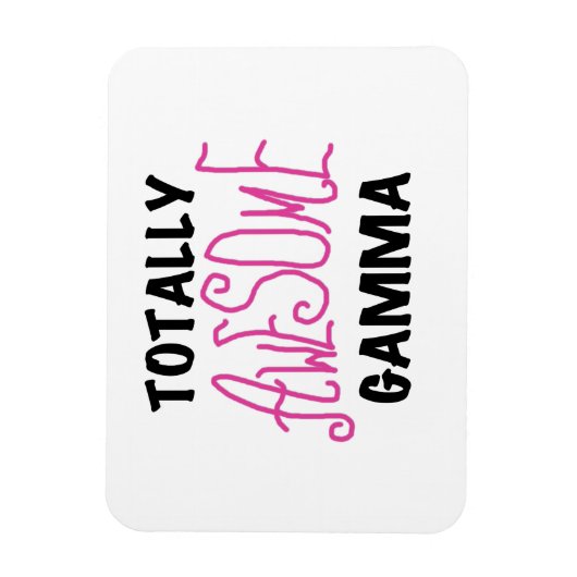 完全に素晴らしガンマピンクギフト マグネット (縦)