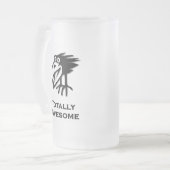 完全に素晴らし鳥 フロストグラスビールジョッキ (正面左)