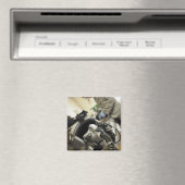 完全に組み立てられた航空機乗務員ヘルメット マグネット (インサイチュ (食洗機))