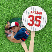 完全に編集可能なカラーズベースボールジャージのストライプ ハンドファン