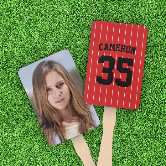 完全に編集可能なカラーベースボールジャージストライプの名前 ハンドファン