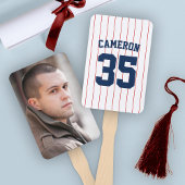 完全に編集可能なカラーベースボールジャージストライプの名前 ハンドファン