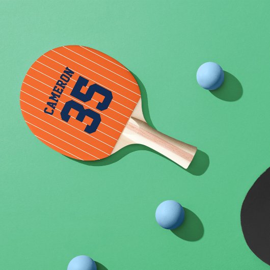 完全に編集可能なカラーベースボールジャージストライプの名前 卓球ラケット