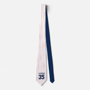 完全に編集可能なカラーBassball Jerseyストライプ名 ネクタイ