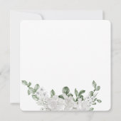 完全に編集可能なシンプルでエレガントな サンキューカード (裏面)