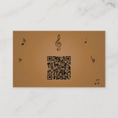 完全に編集可能なCellist 名刺 (裏面)