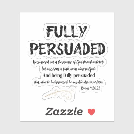 完全に聖なる書物、 経典に納得したキリスト教の引用文 シール (シート)