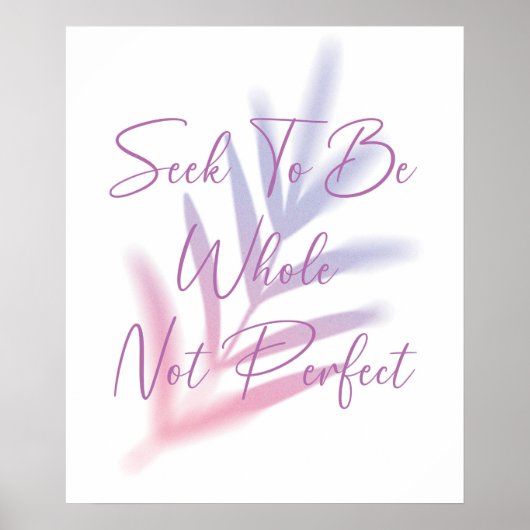 完全に自己愛のポスターにならないことを求める ポスター (正面)