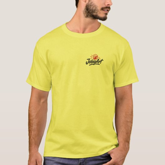 完全に落ち込んでいる男性の半袖 Tシャツ (正面)