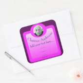 完全に行えるワインラベルカスタマイズ スクエアシール (封筒)