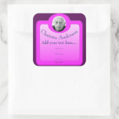 完全に行えるワインラベルカスタマイズ スクエアシール (バッグ)