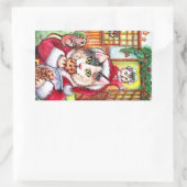 完全に行き詰まった 長方形シール (バッグ)