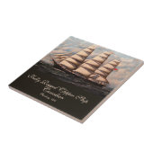 完全に装備されたカナダのクリッパー船 タイル (側面)