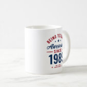 完全に誕生日素晴らしの贈り物 |パーソナライズされた | コーヒーマグカップ (正面右)