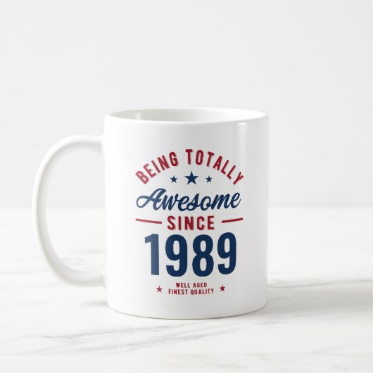 完全に誕生日素晴らしの贈り物 |パーソナライズされた | コーヒーマグカップ (左)
