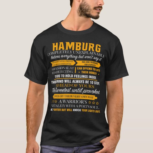 完全に説明できないHAMBURG Tシャツ (正面)