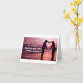 完全に謙虚で優しいエフェソス人であること4:2-3 カード (黄色い花)