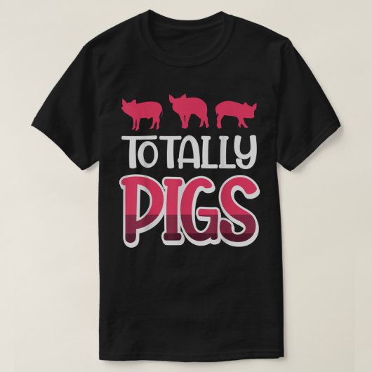 完全に豚 Tシャツ (デザイン正面)