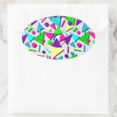 完全に過激な 楕円形シール (バッグ)