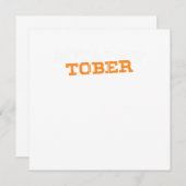 完全に酔っ払ったトーバーおもしろいギフト 招待状 (正面/裏面)