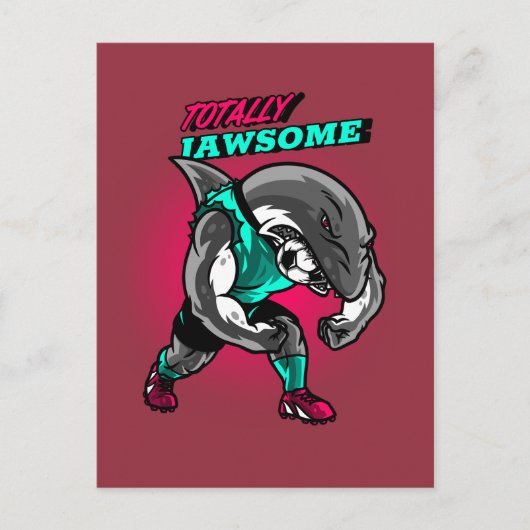 完全に間抜けシャーク父の日 ポストカード (正面)