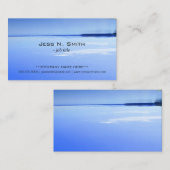 完全に青、空と湖の名刺 名刺 (正面/裏面)