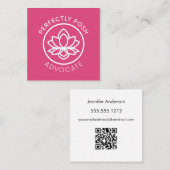 完全にPOSHの支持者 スクエア名刺 (正面/裏面)