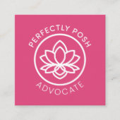 完全にPOSHの支持者 スクエア名刺 (正面)