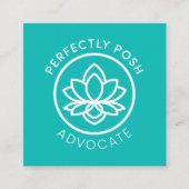 完全にPOSHの支持者 スクエア名刺 (正面)