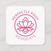 完全にPOSHの支持者 スクエア名刺 (正面)