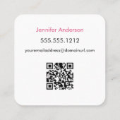 完全にPOSHの支持者 スクエア名刺 (裏面)