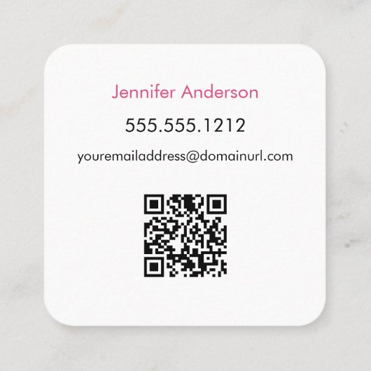 完全にPOSHの支持者 スクエア名刺 (裏面)