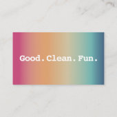 完全にPOSHの支持者 名刺 (裏面)