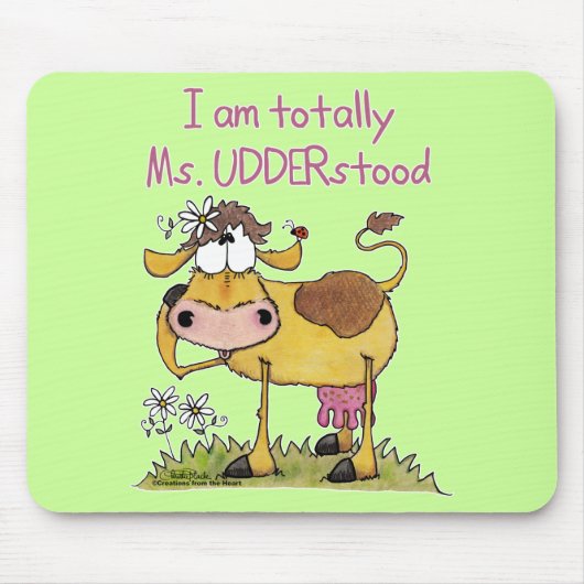 完全にUDDERは立っていた マウスパッド (正面)