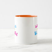 完全やる気を起こさせる開花で生きる ツートーンマグカップ (中央)