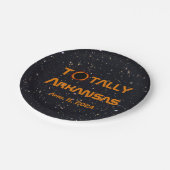 完全アーカンソー太陽のス2024日食 ペーパープレート (アングル)