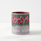 完全イタリアンに「クリスマスBUON NATALE」マグカップ マグカップ (中央)