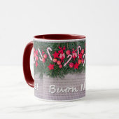 完全イタリアンに「クリスマスBUON NATALE」マグカップ マグカップ (正面左)