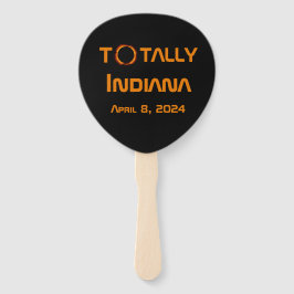 完全インディアナ2024年太陽の日食 ハンドファン