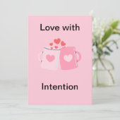 完全カスタマイズ可能なバレンタインデーのカード シーズンカード (スタンド正面)