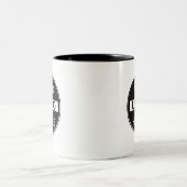 完全カスタムビジネスロゴブランディング ツートーンマグカップ (中央)