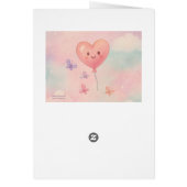 完全カスタム素晴らし孫誕生日カード (裏面)