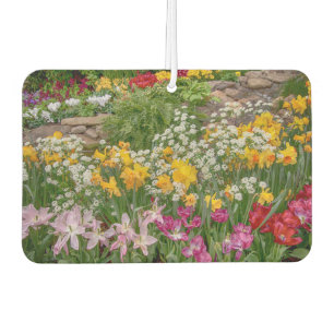 完全カラフル開花春の花 カーエアーフレッシュナー