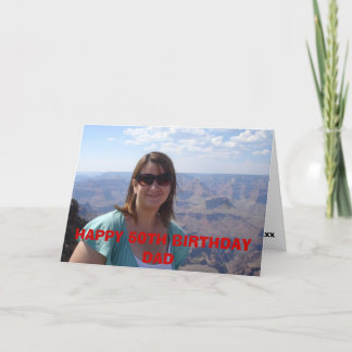 完全カリフォルニア168、HAPPY 50TH誕生日パパ カード