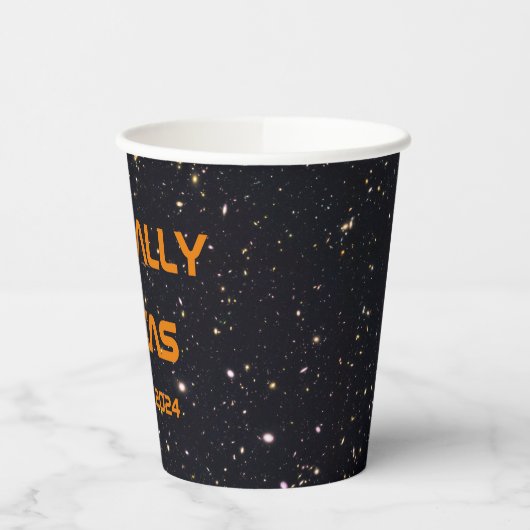 完全テキサス州2024太陽の Eclipse 紙コップ (左)